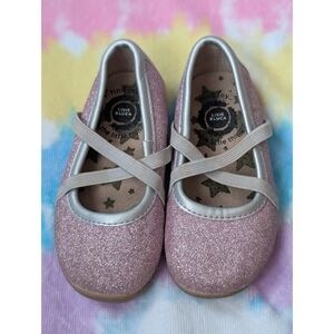 Livie & Luca Pink Glitter Kids Shoes